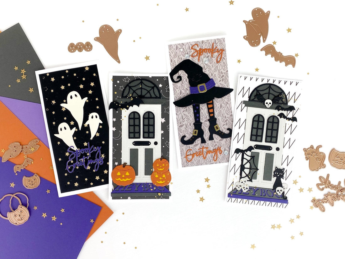 Spooky Greetings | Halloween Mini Slimlines with Suzanna Hansen