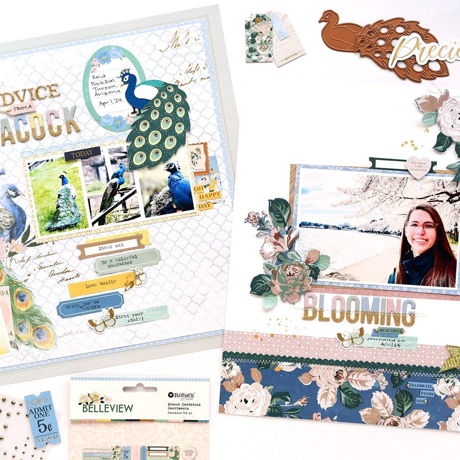 Vintage Layouts Using Rosie’s Studio Belleview With Suzanna Lee