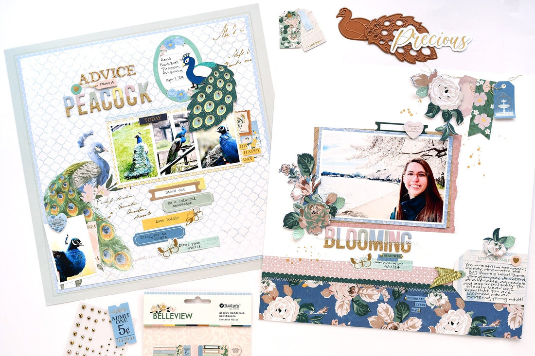 Vintage Layouts Using Rosie’s Studio Belleview With Suzanna Lee
