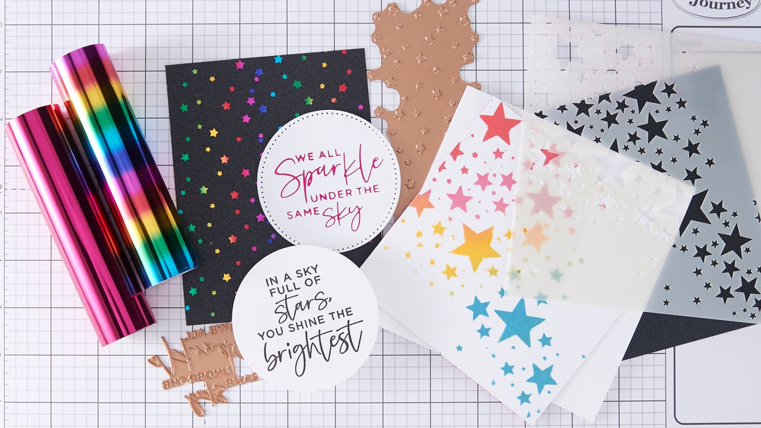 Star Background 3 Ways + Glimmer Tips | Spellbinders Live