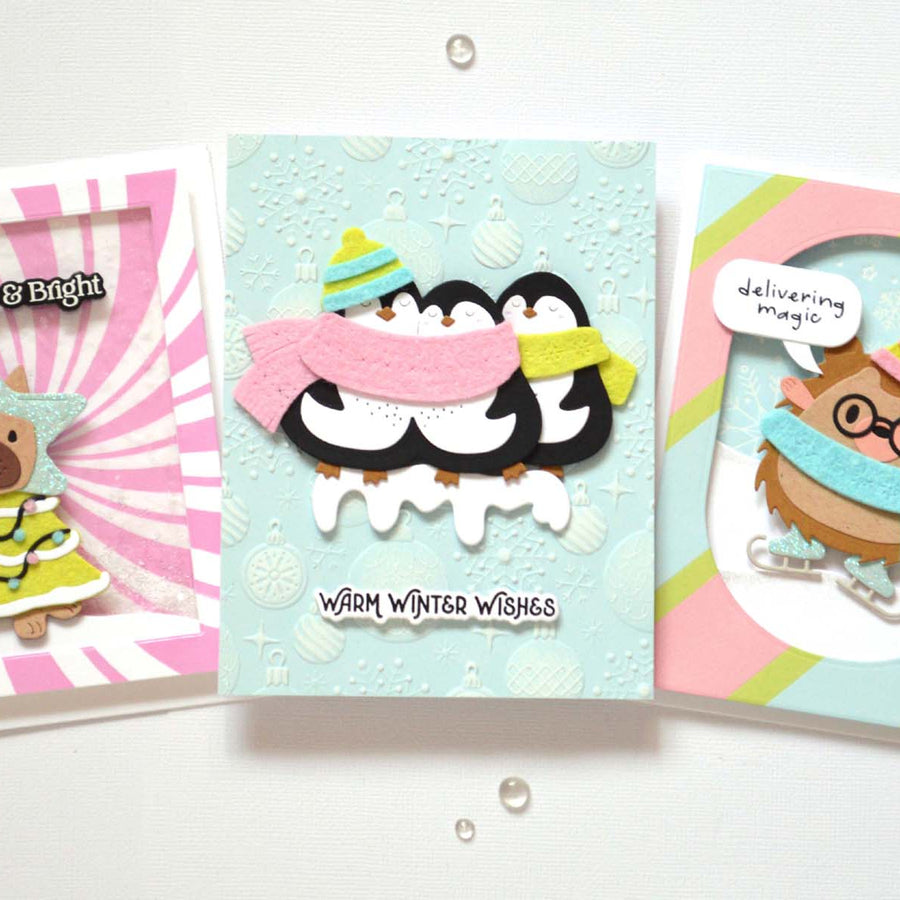 Create Merry Mischief: 5 Ways to Add Texture to Your Christmas Cards