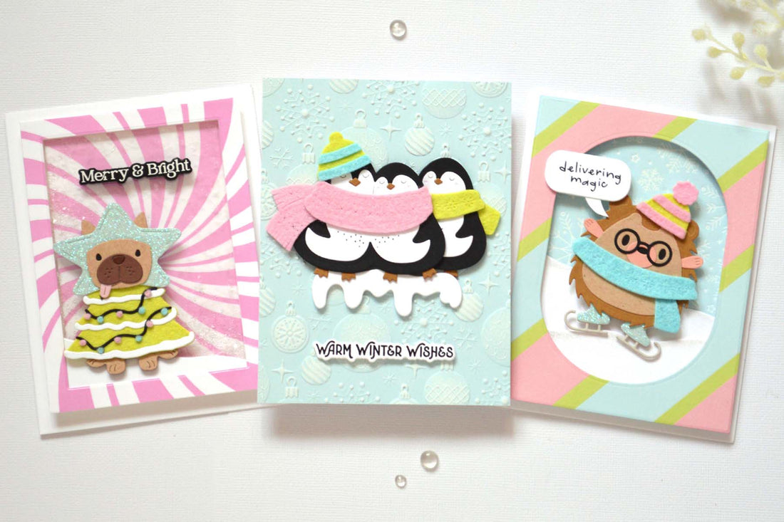 Create Merry Mischief: 5 Ways to Add Texture to Your Christmas Cards