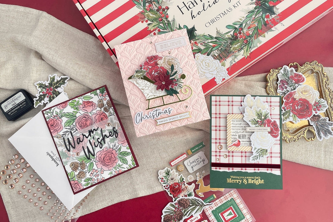 Floral Christmas Card Ideas