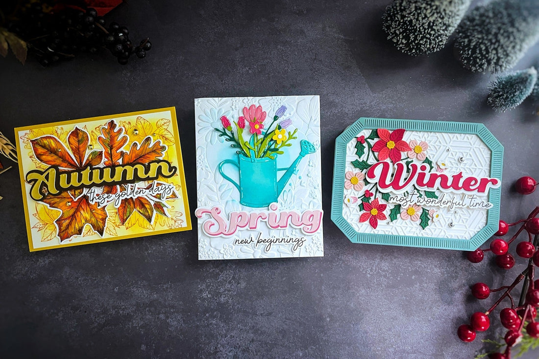 Three Different Season Cards