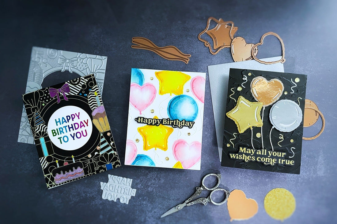 Sparking Birthday Bash Cards