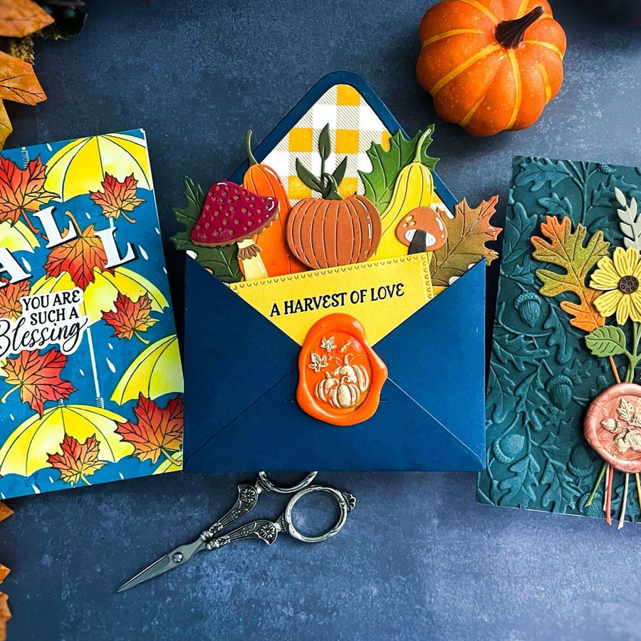 Colorful Leaves Cards