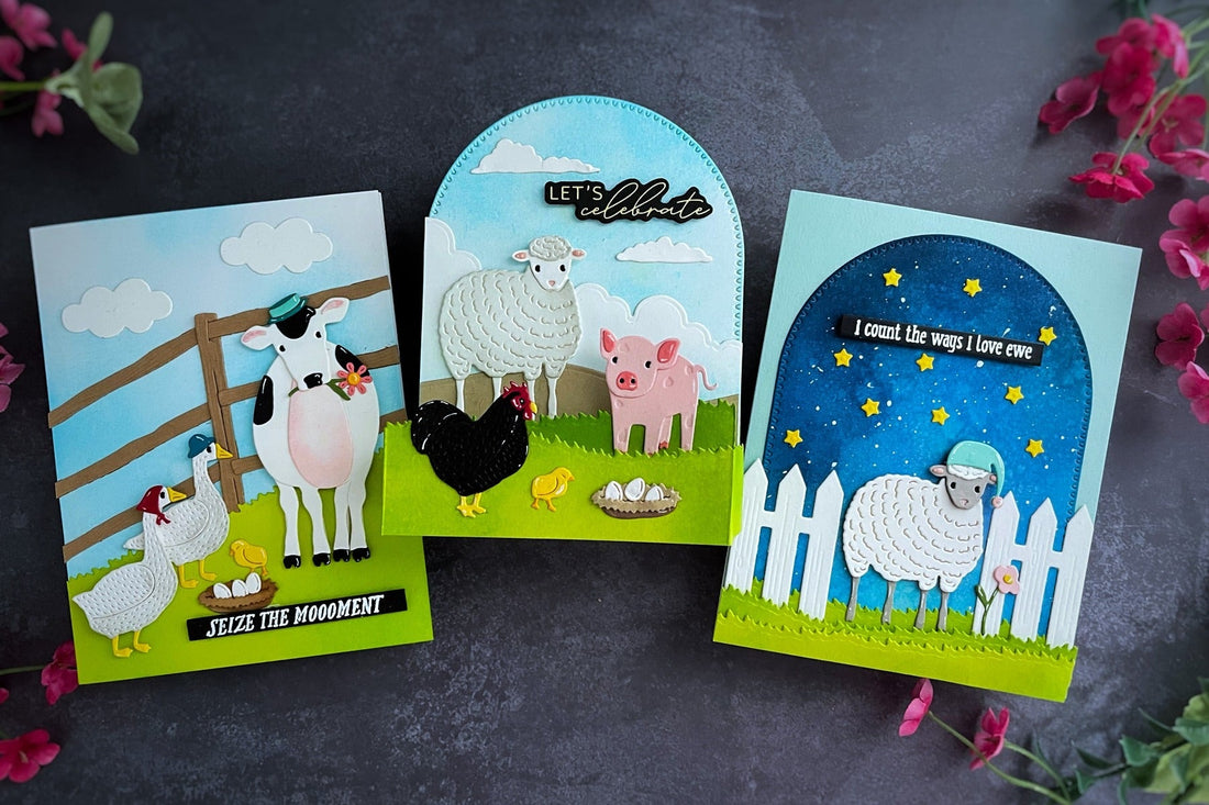 Three Delightful Farm-Themed Cards