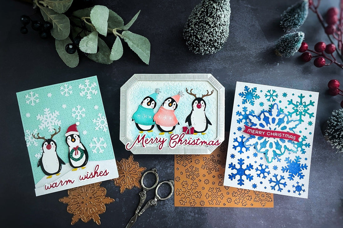 Playful Penguins Holiday Cards