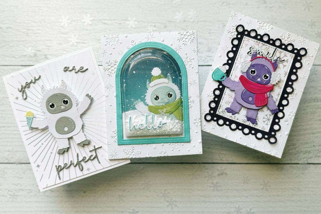 Three Interactive Cards With Rocky The Dancin’ Yeti