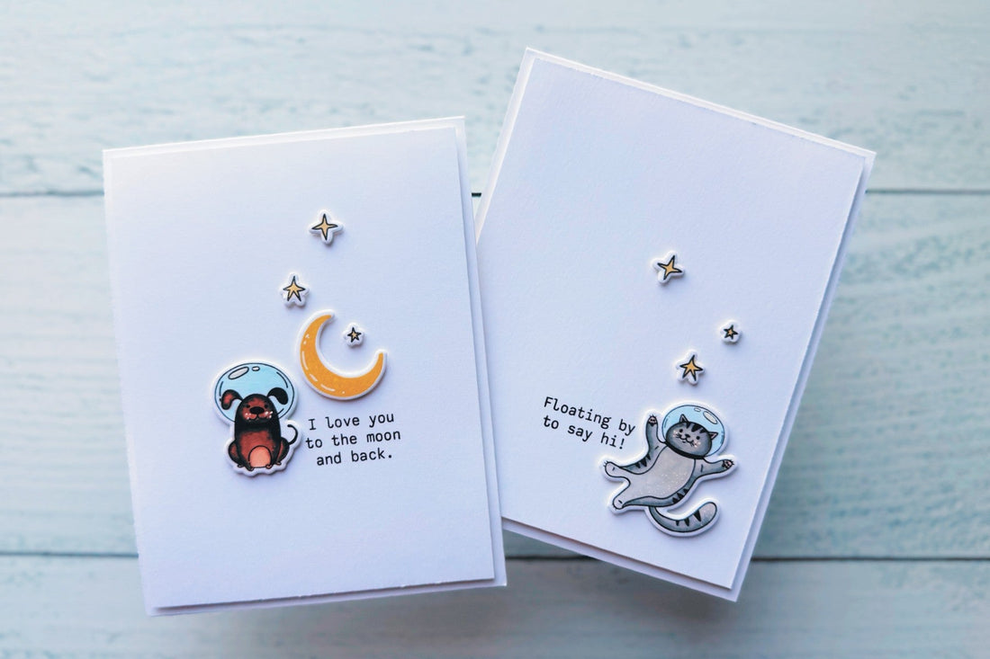 Clean And Simple Cards With Simon Hurley’s Space Friends
