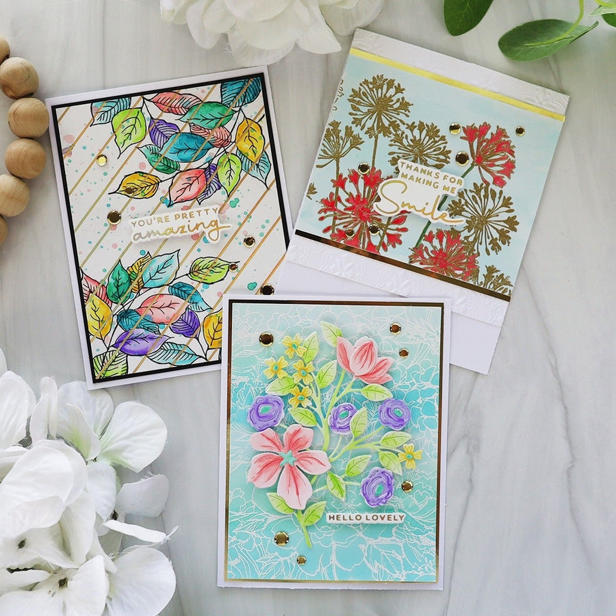 Beautiful Backgrounds Cards with Joy
