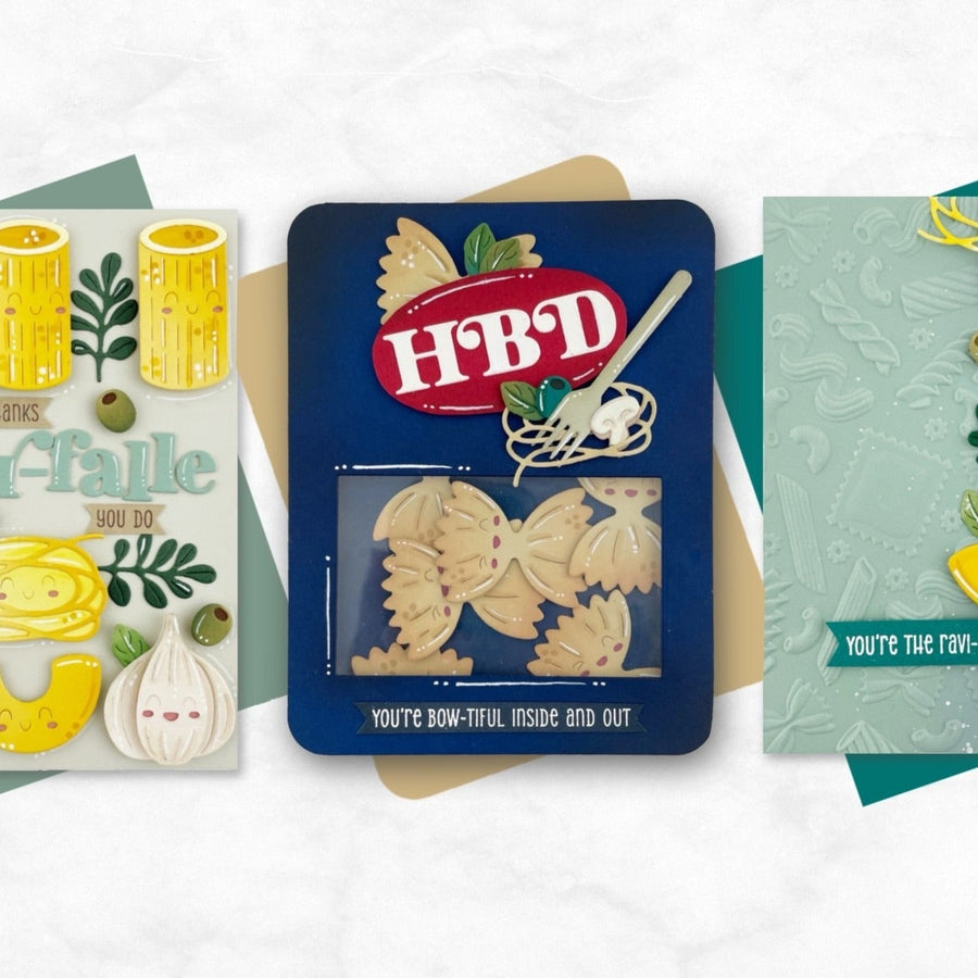From Farfalle to Ravi-Best: Foodie-Inspired Cards with Buon Appetito
