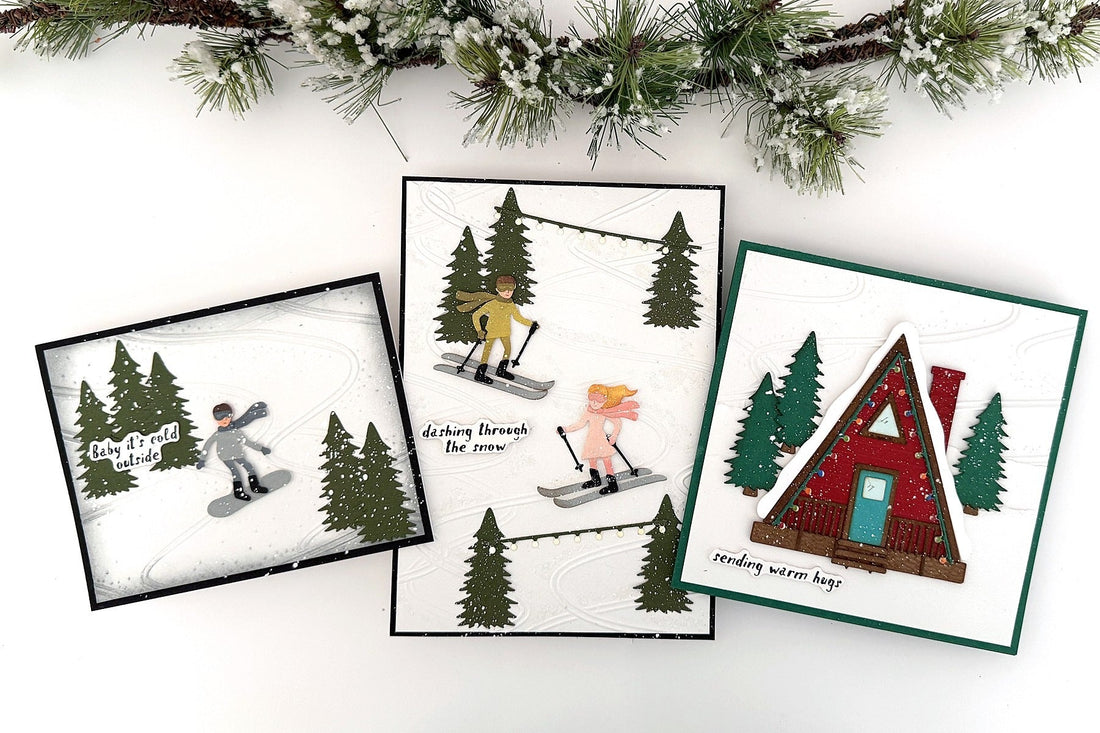 Create Winter Wonderland Cards with Ski-son’s Greetings Collection!