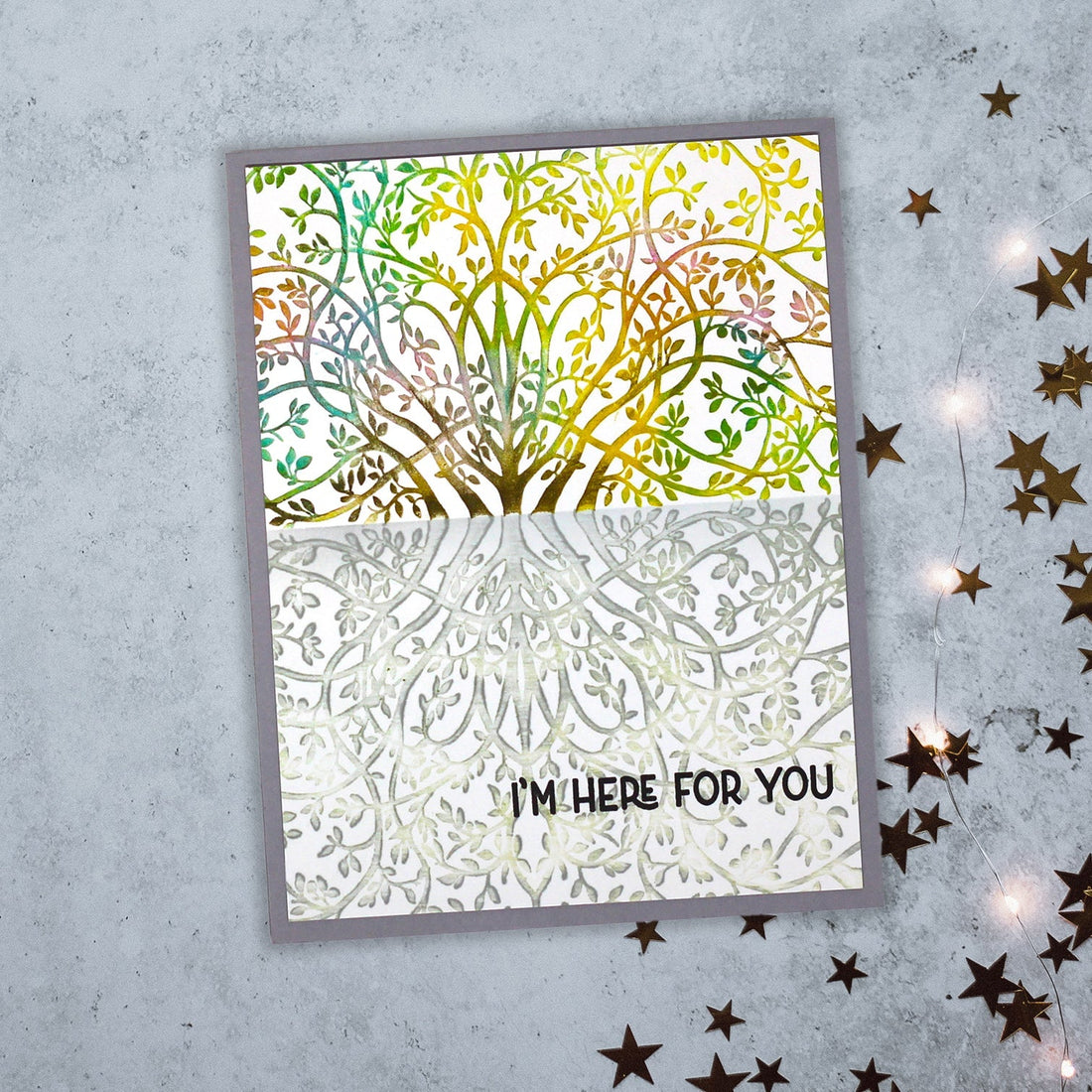 Tree Reflection – Bold Prints Background Tricks - Hero Arts
