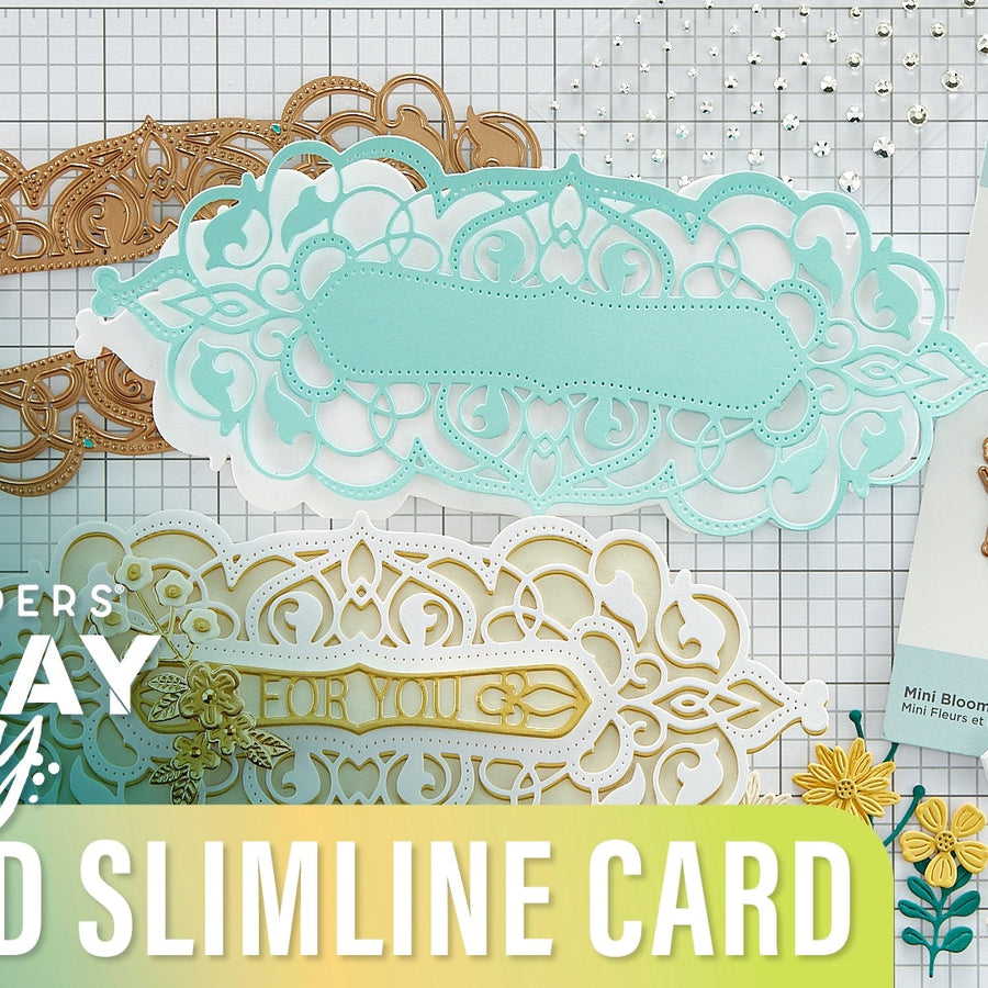 Create a Shaped Slimline Card | Spellbinders Live