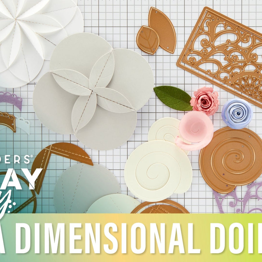 Tips and Tricks with Dahlia Dimensional Doily Die of the Month | Spellbinders Live