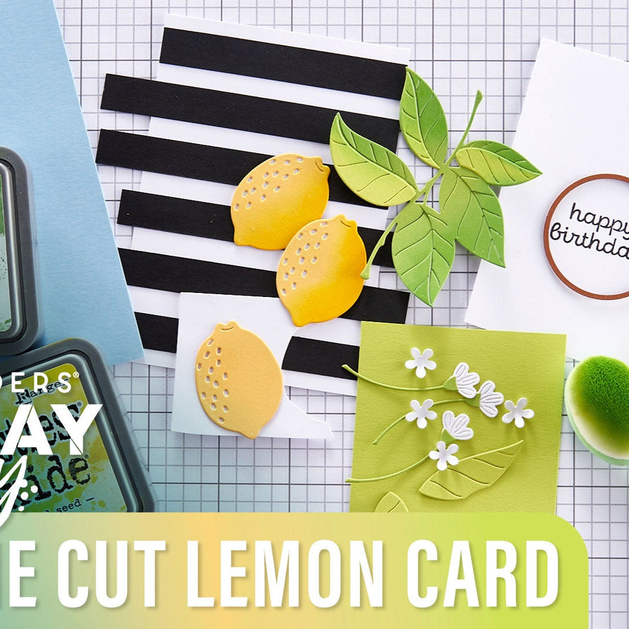Easy Die Cut Lemon Card | Spellbinders LIVE