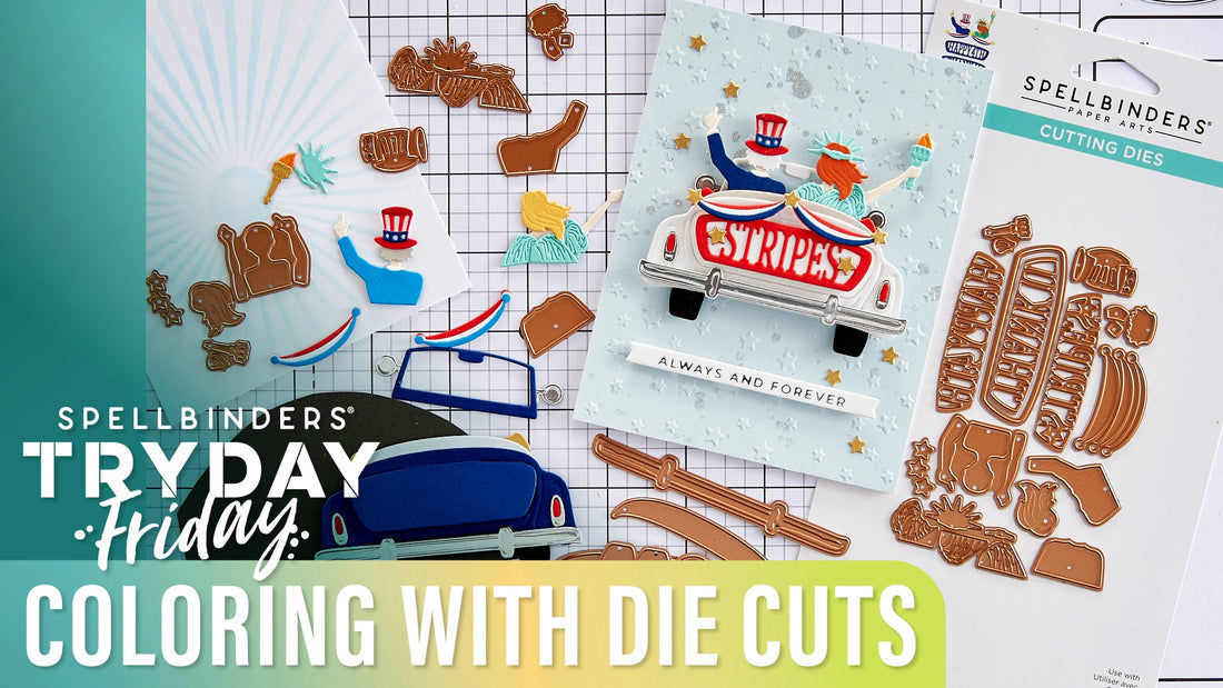 Coloring with Die Cuts | Spellbinders Live