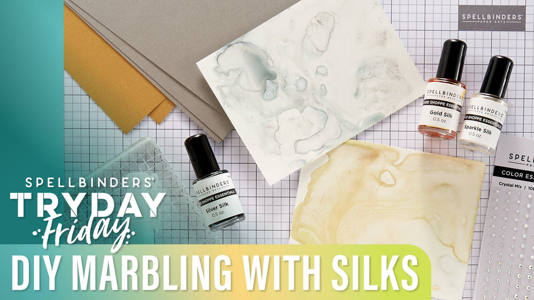 DIY Marbling with Silks | Spellbinders Live