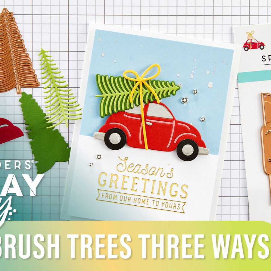 Bottle Brush Trees Three Ways | Spellbinders Live