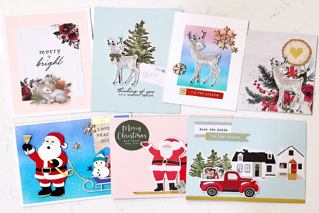 Sweet Reindeer & Joyful Santa with Vera Yates