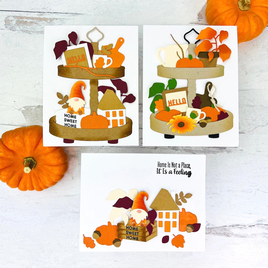 Fall Tiered Tray and Gnomes with Karen Reátegui