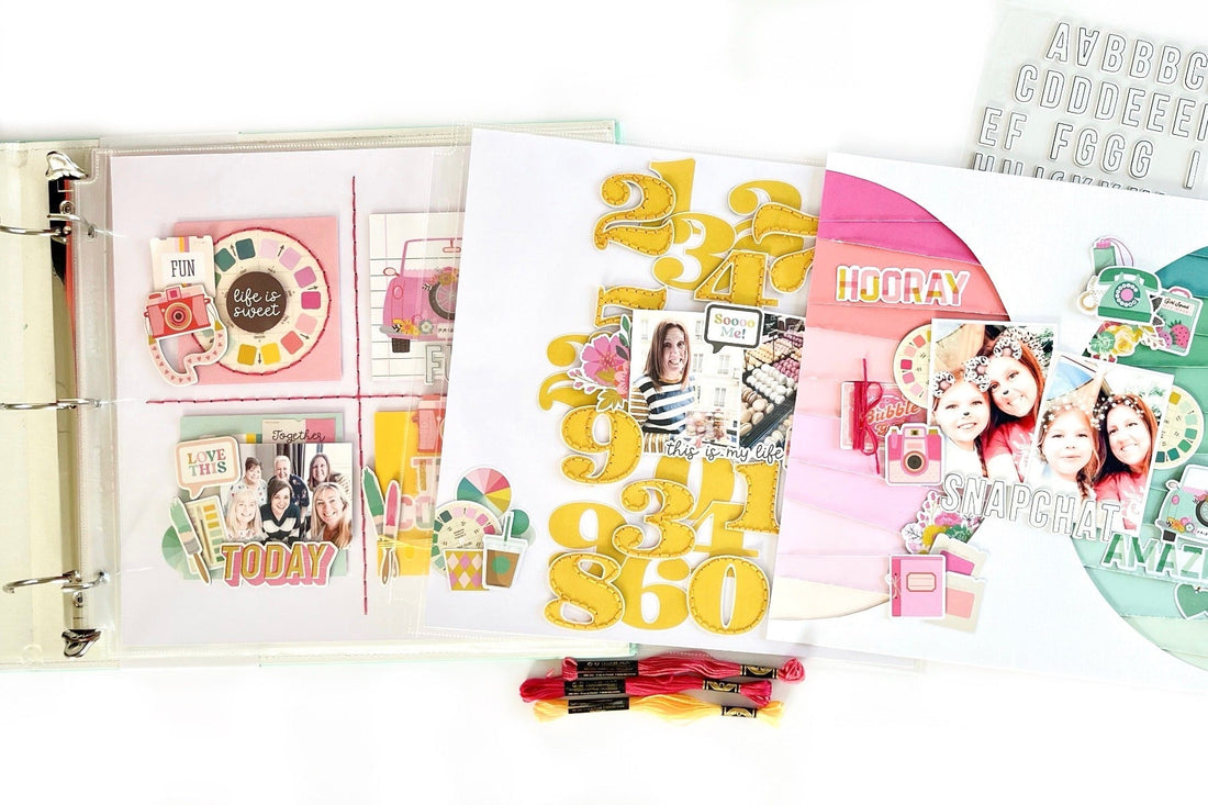 Creating Colorful Album Layouts With Simple Stories’ True Colors