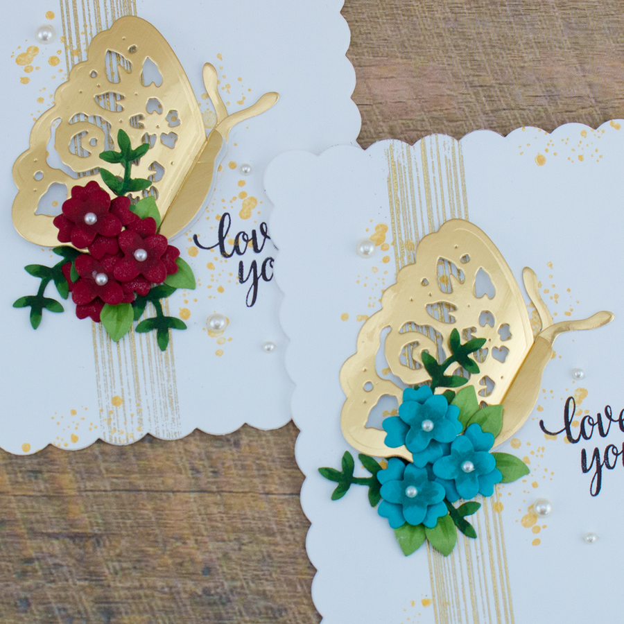 Flower Garden Inspiration | Botanical Butterfly Card with Cynde. Video