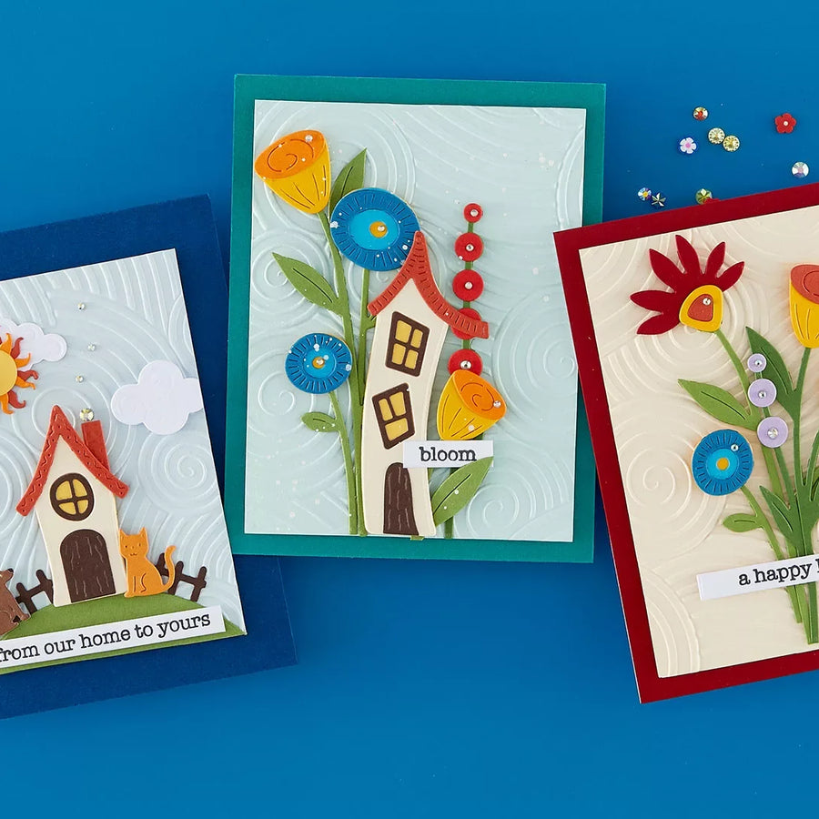 Introducing the Whimsical Village Collection by Vicky Papaioannou: Houses, Flowers & Creative Cardmaking Fun