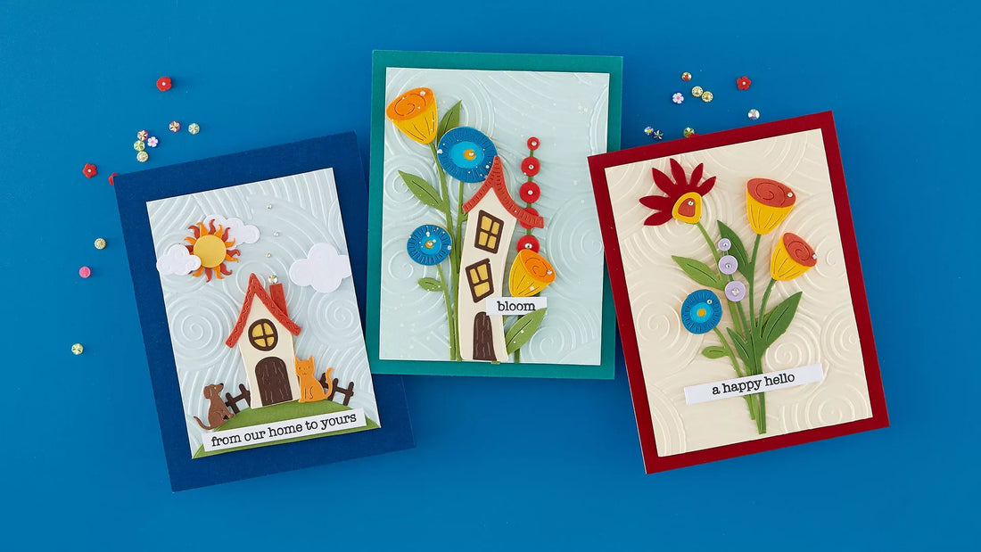 Introducing the Whimsical Village Collection by Vicky Papaioannou: Houses, Flowers & Creative Cardmaking Fun