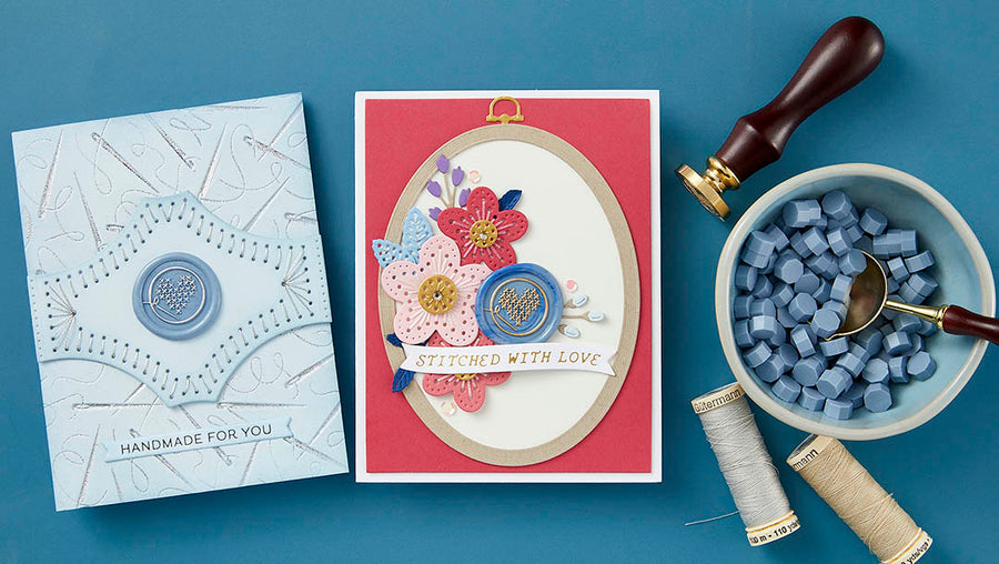 April 2024 Wax Seal of the Month Preview & Tutorials – Cross Stitch Heart
