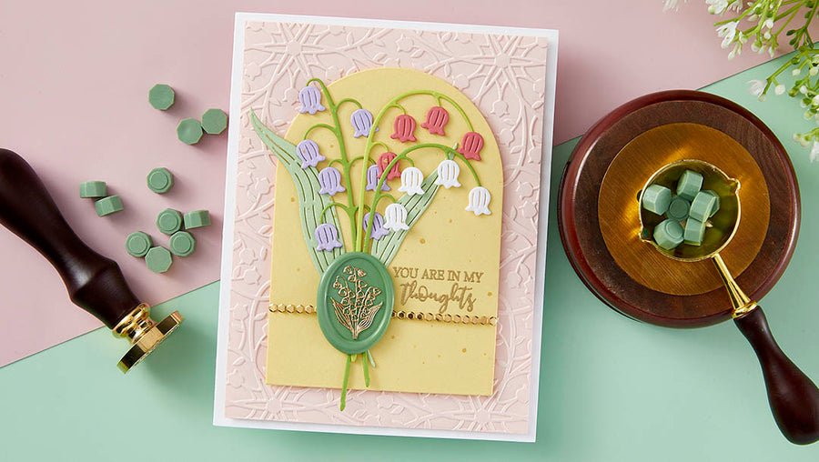 February 2024 Wax Seal of the Month Preview & Tutorials – Lily of the Valley