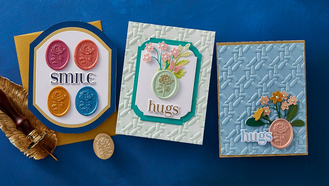January 2025 Wax Seal of the Month Preview & Tutorials – 3D Floral Jewels