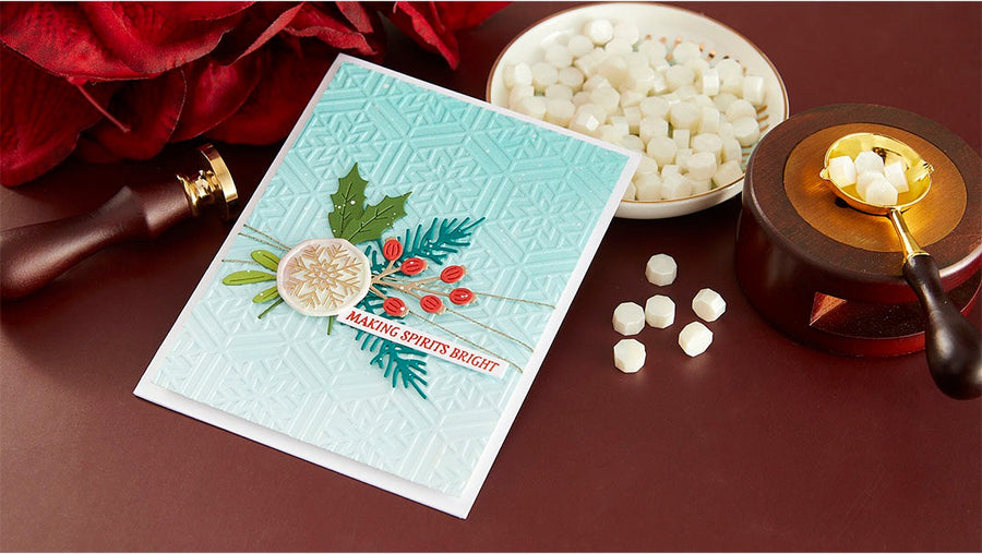 July 2024 Wax Seal of the Month Preview & Tutorials – Joyful Snowflake