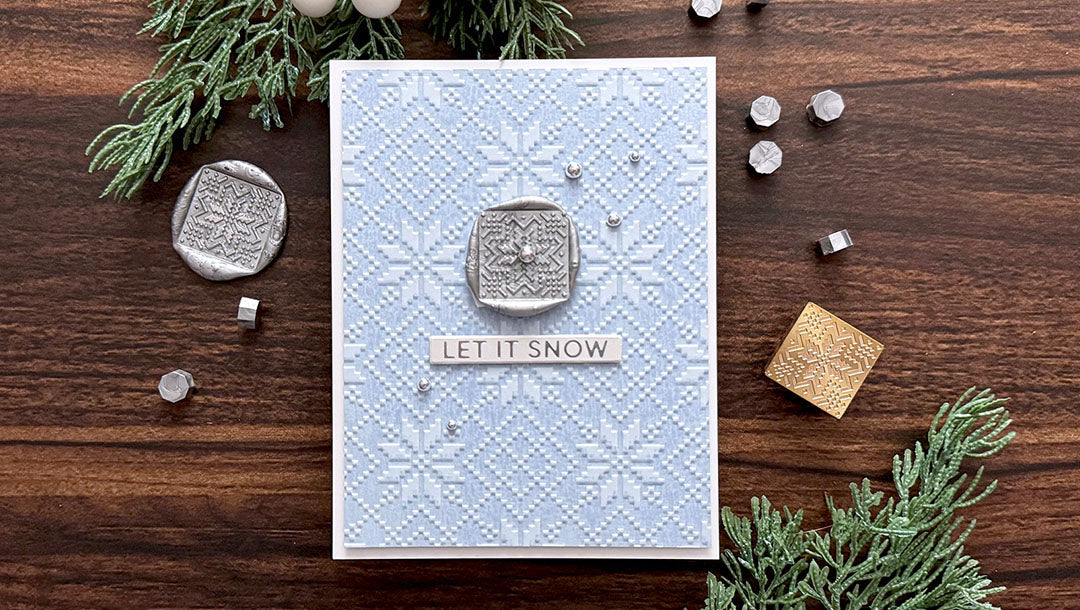 July 2025 Wax Seal of the Month Preview & Tutorials – Artic Knit