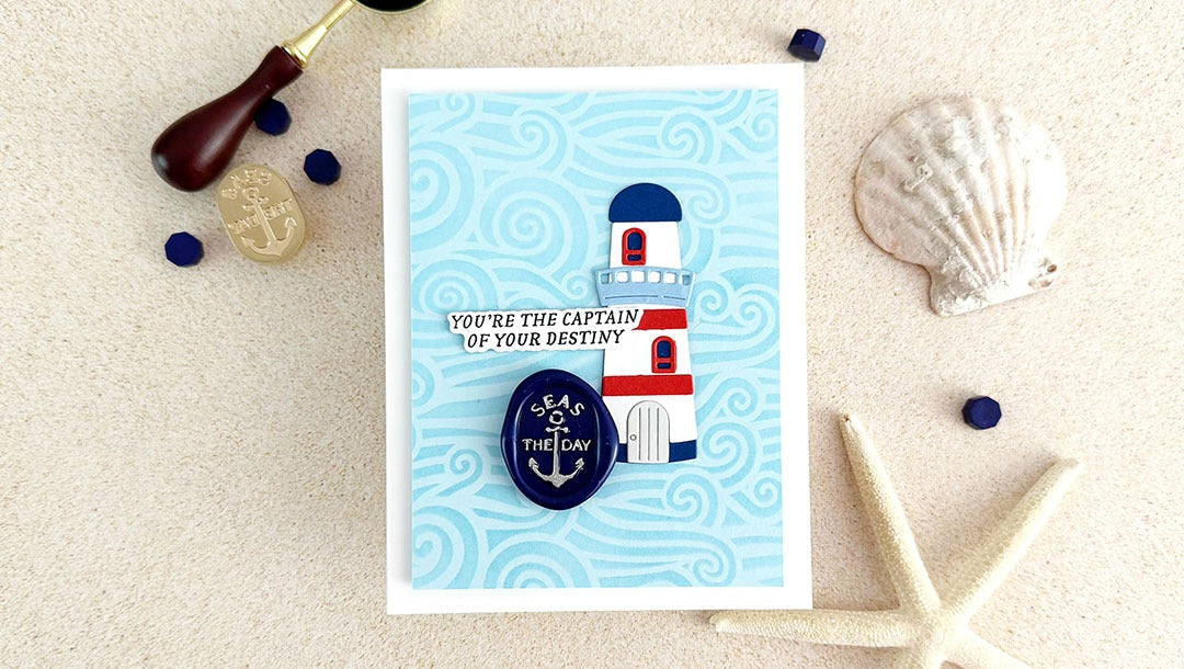 June 2025 Wax Seal of the Month Preview &amp; Tutorials – Seas the Day