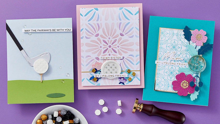 March 2025 Wax Seal of the Month Preview & Tutorials – Patterned Perfection