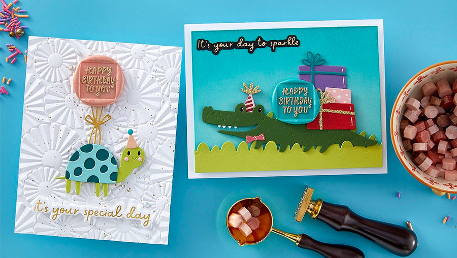 November 2024 Wax Seal of the Month Preview & Tutorials – Happy Birthday to You
