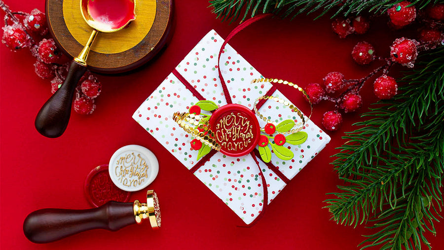October 2023 Wax Seal of the Month Preview & Tutorials – Merry Christmas to You