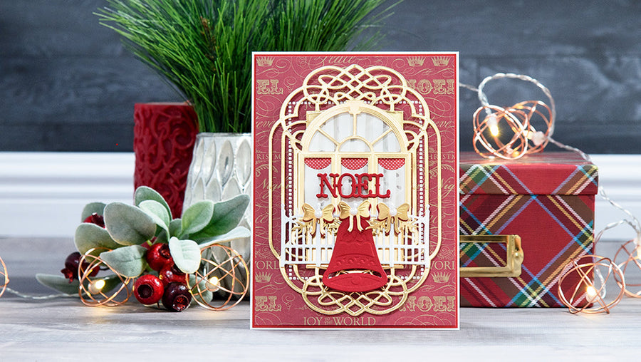 Layered Dimensional Die Cutting. Episode #5 - Christmas Balcony Card. Video