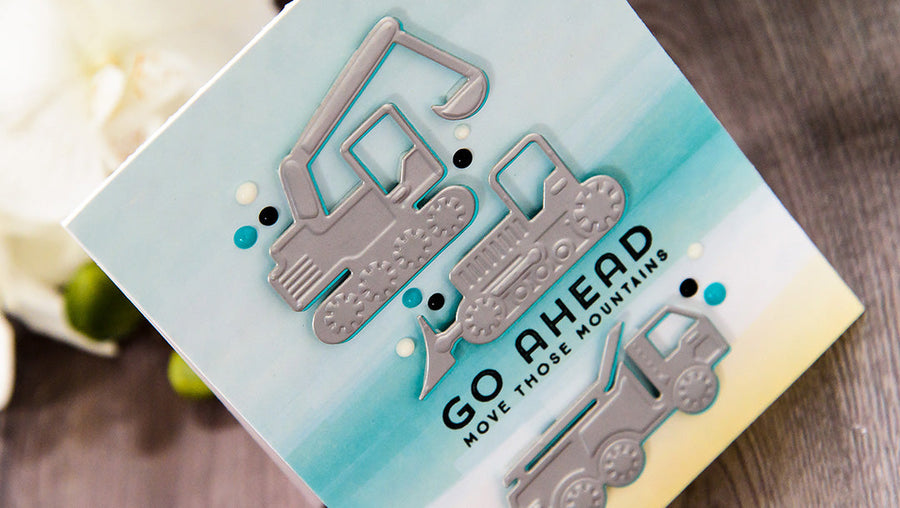 Cardmaking Inspiration | Go Ahead Move Those Mountains Card