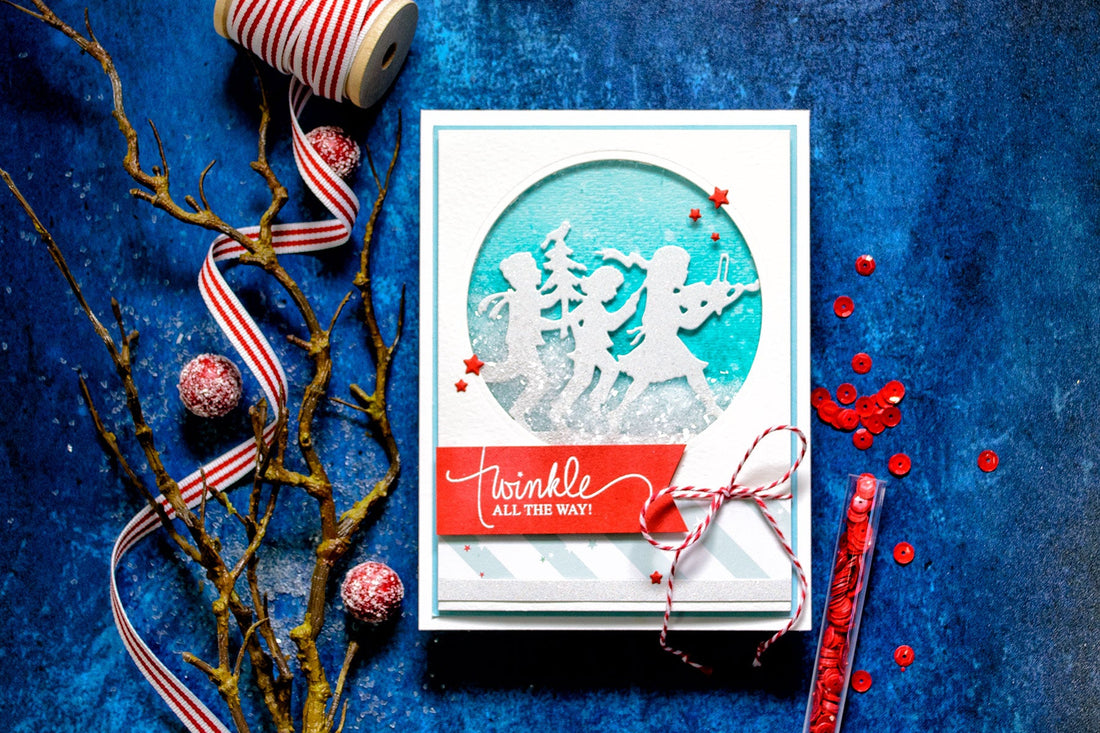 Quick Technique | Twinkle All The Way Card with Fa La La Die