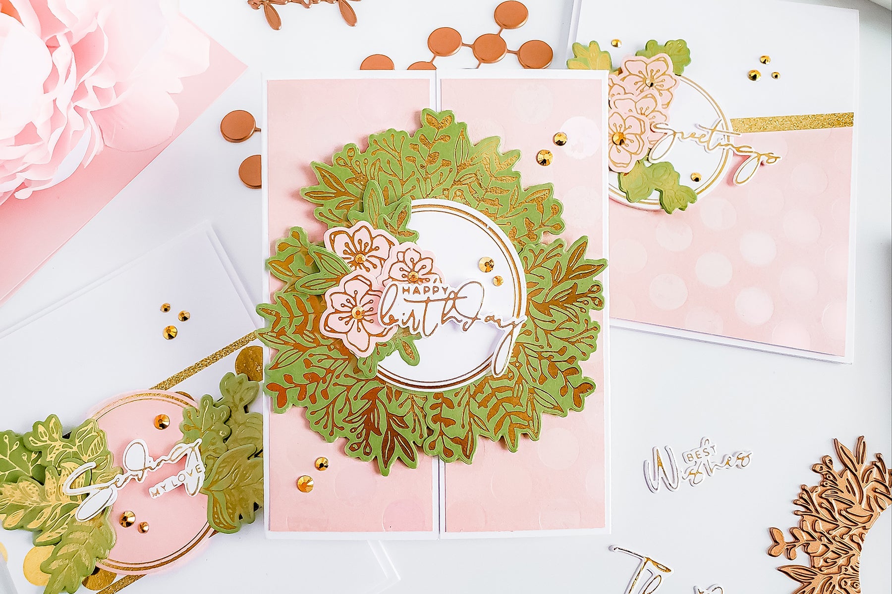 Yana’s Foiled Basics Inspiration | Feminine Cards with Yasmin