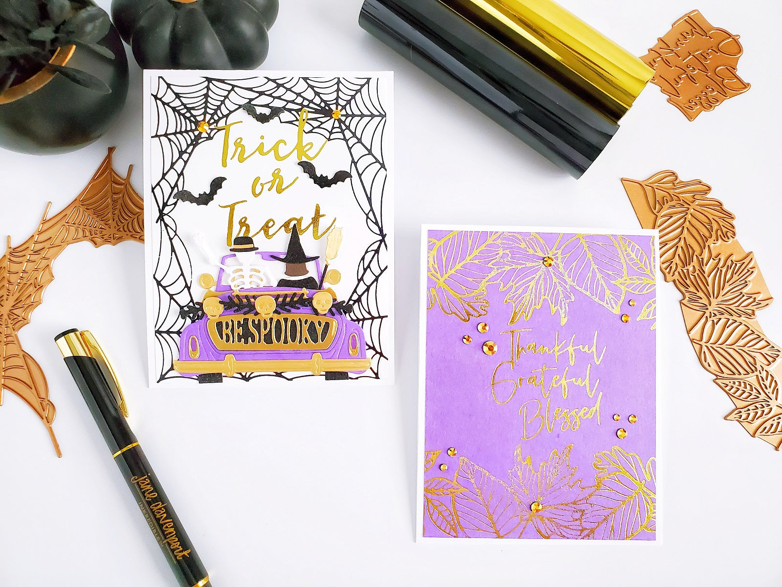 Fall & Halloween Cards with Yasmin