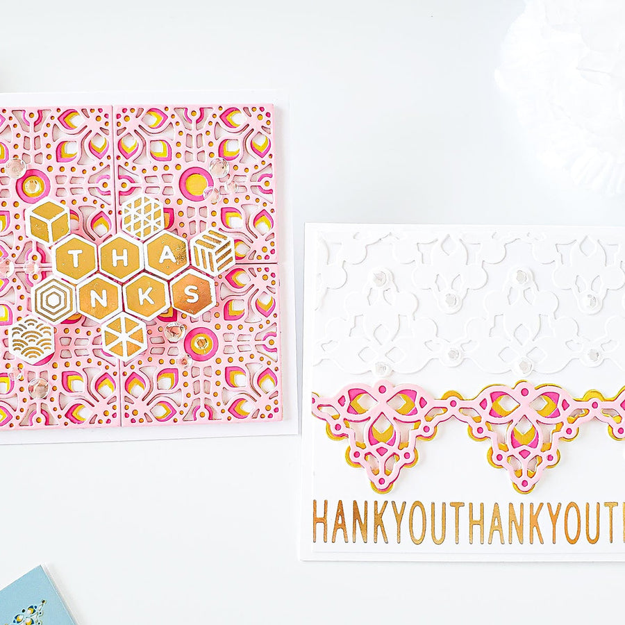 March Dies & Glimmer Plates┃Inspiration with Yasmin
