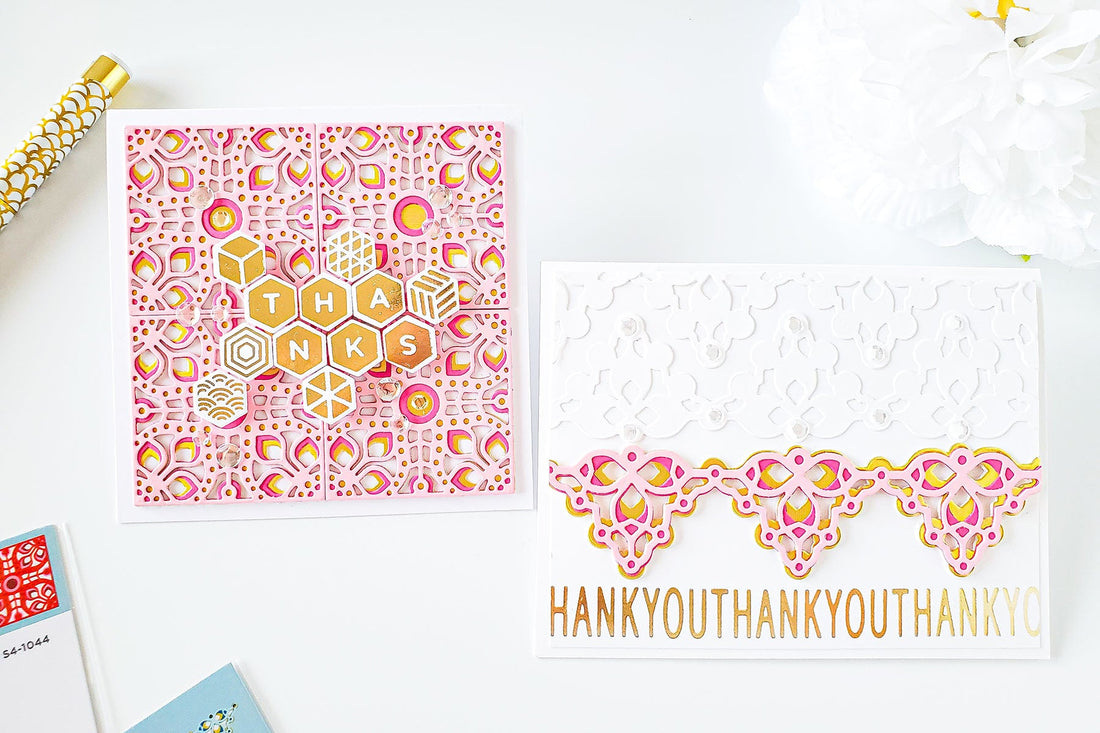 March Dies & Glimmer Plates┃Inspiration with Yasmin