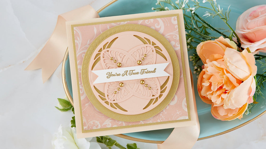 Cardmaking Inspiration | You're a True Friend Card Featuring Tiffany Laveliere with Kim Kesti