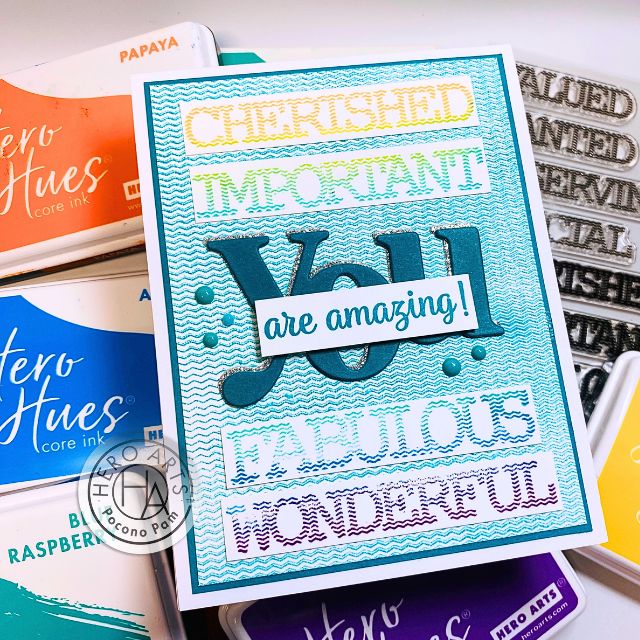 Zig Zag Compliments - Hero Arts