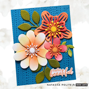 Pearl Strings Bold Prints Cling Stamp