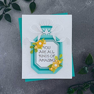Flawless Sentiments Press Plate & Die Set